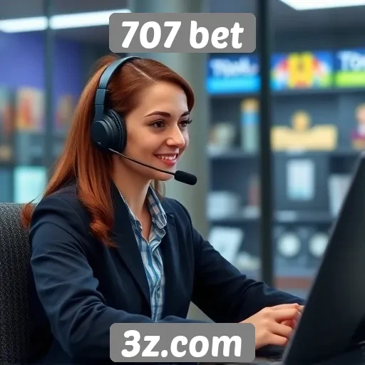 Suporte ao cliente na 707 bet